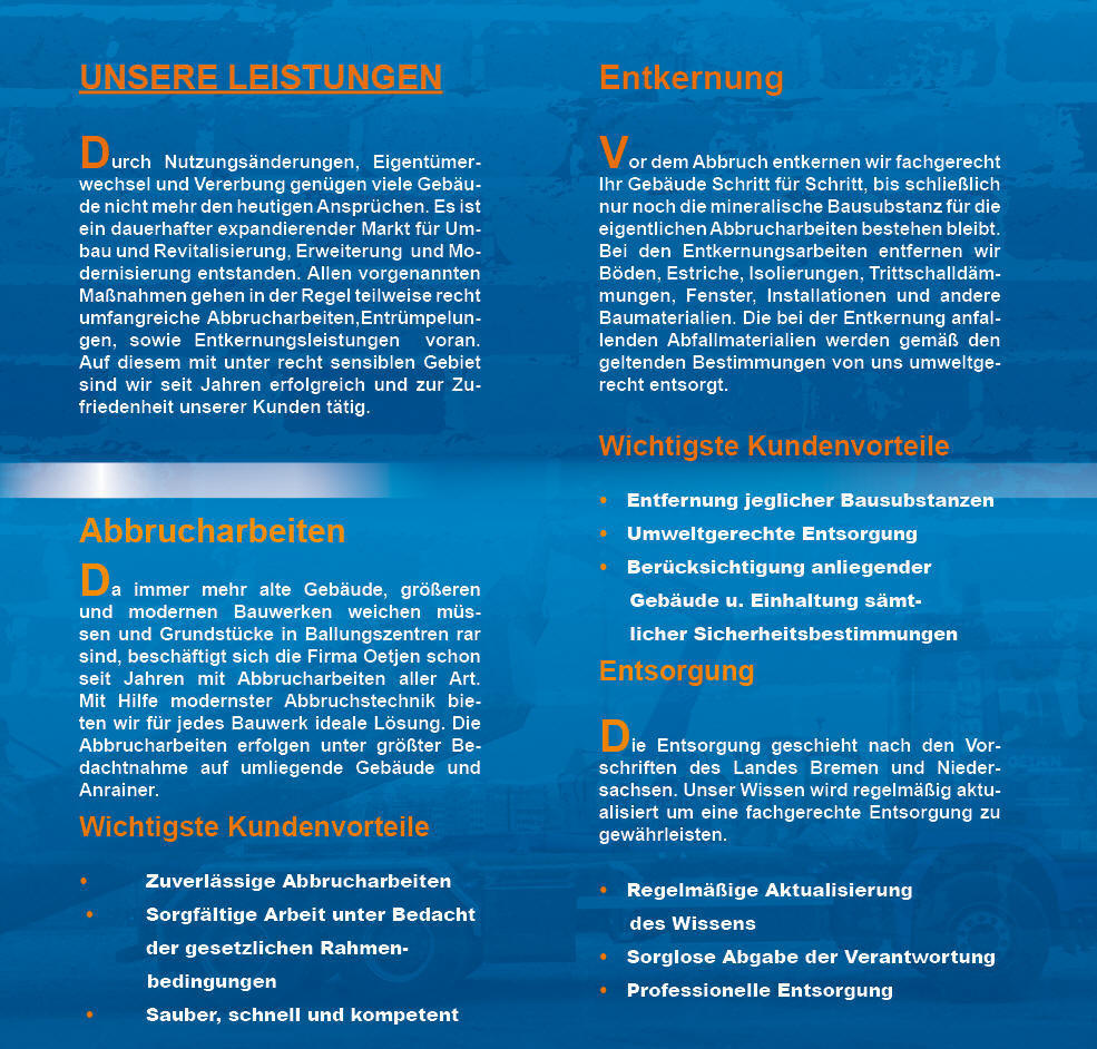 Oetjen Abbruchunternehmen GmbH & Co. KG